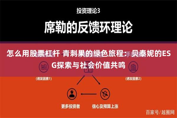 怎么用股票杠杆 青刺果的绿色旅程：贝泰妮的ESG探索与社会价值共鸣