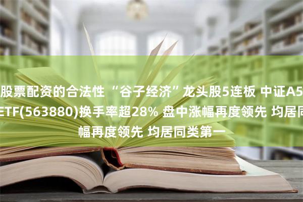 股票配资的合法性 “谷子经济”龙头股5连板 中证A500指数ETF(563880)换手率超28% 盘中涨幅再度领先 均居同类第一