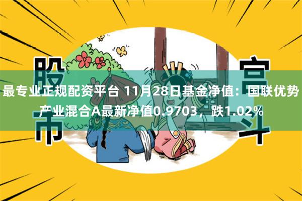 最专业正规配资平台 11月28日基金净值：国联优势产业混合A最新净值0.9703，跌1.02%